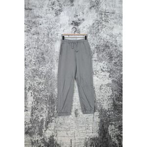 Zara Gray Terry Cloth Drawstring Waist Pull On Jogger Sweat Pants Size M